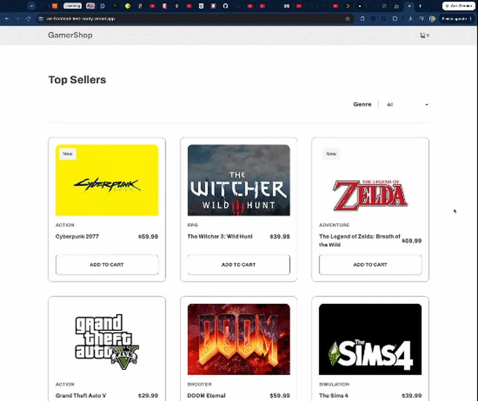 Gamer shop